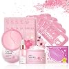 Sakura Serum for Pamper Gifts for Women with Moisturising Refreshing Skin Care Sets for Kits - Face Serum Face Cream Sleep Mask Eye Mask Mud Mask Lip Mask (S)