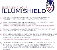 Vista 6 de ILLUMISHIELD Protector de pantalla mate compatible con Nintendo 2DS (paquete de 3) Anti-reflejo Protector Anti-Burbuja y Anti-huella Digital