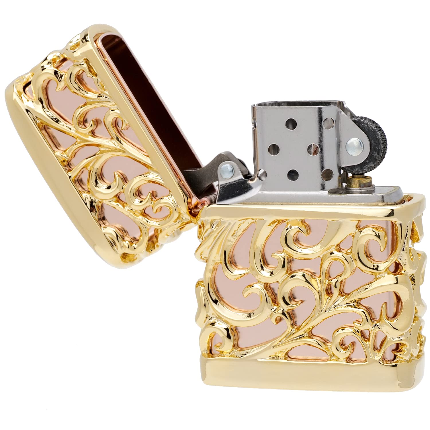 Amazon.co.jp: ZIPPO(ジッポー) ライター ゴールド メタル