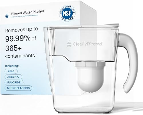 Clearly Filtered water pitcher