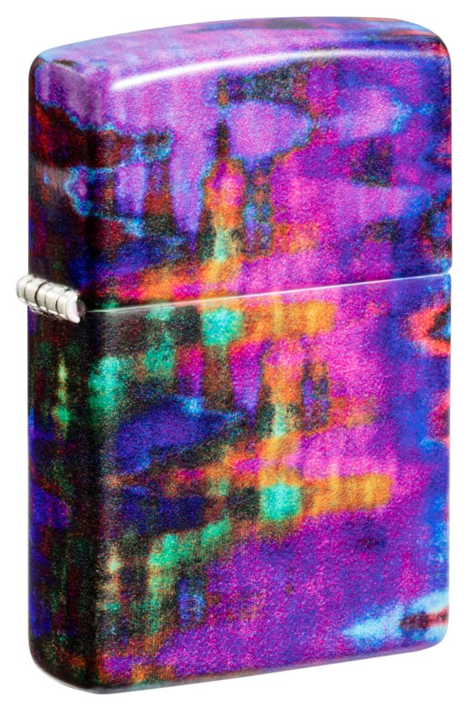 Zippo Purple Brush Strokes 540 Color Pocket Lighter