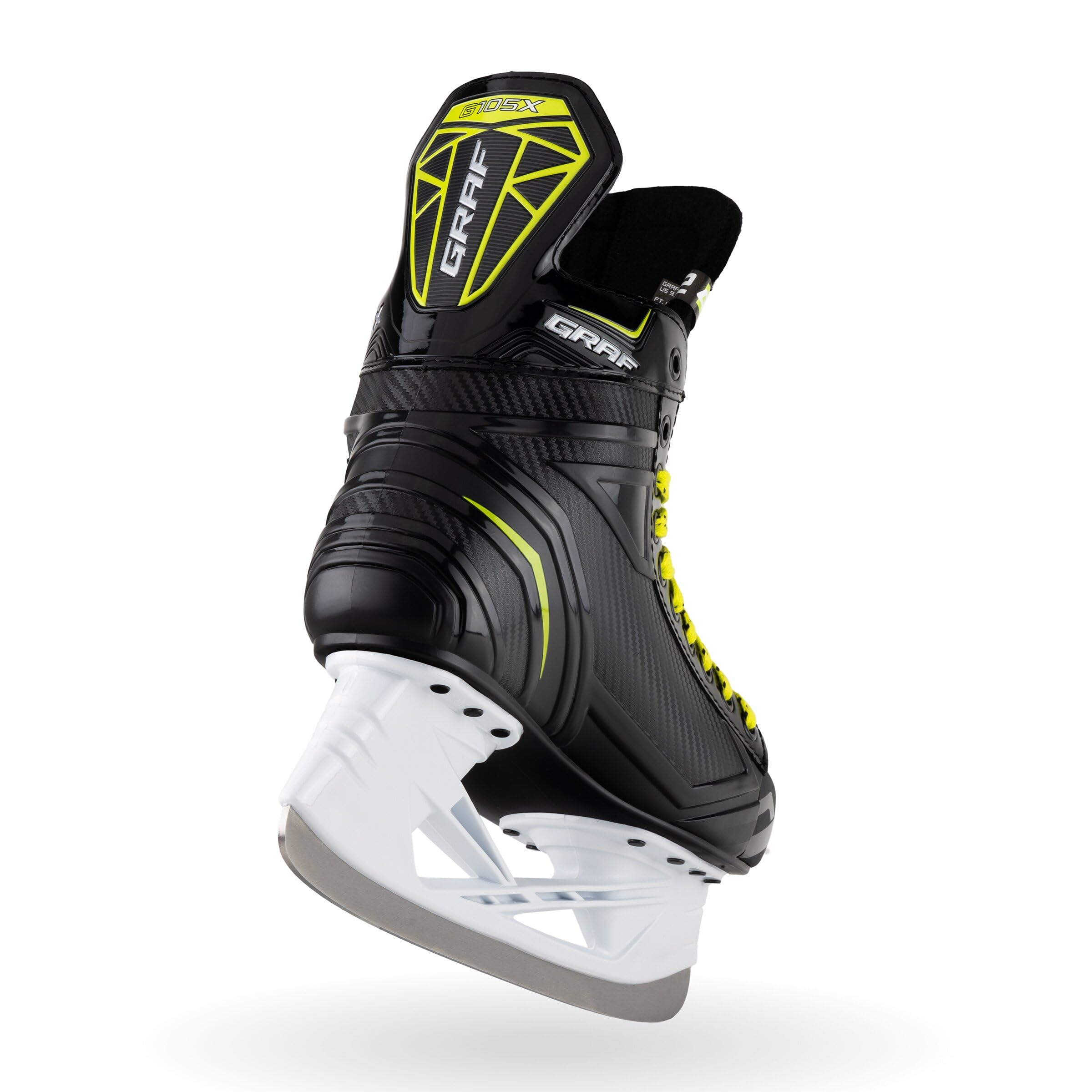 Graf Schlittschuhe G105X Schwarz Gelb Eishockey