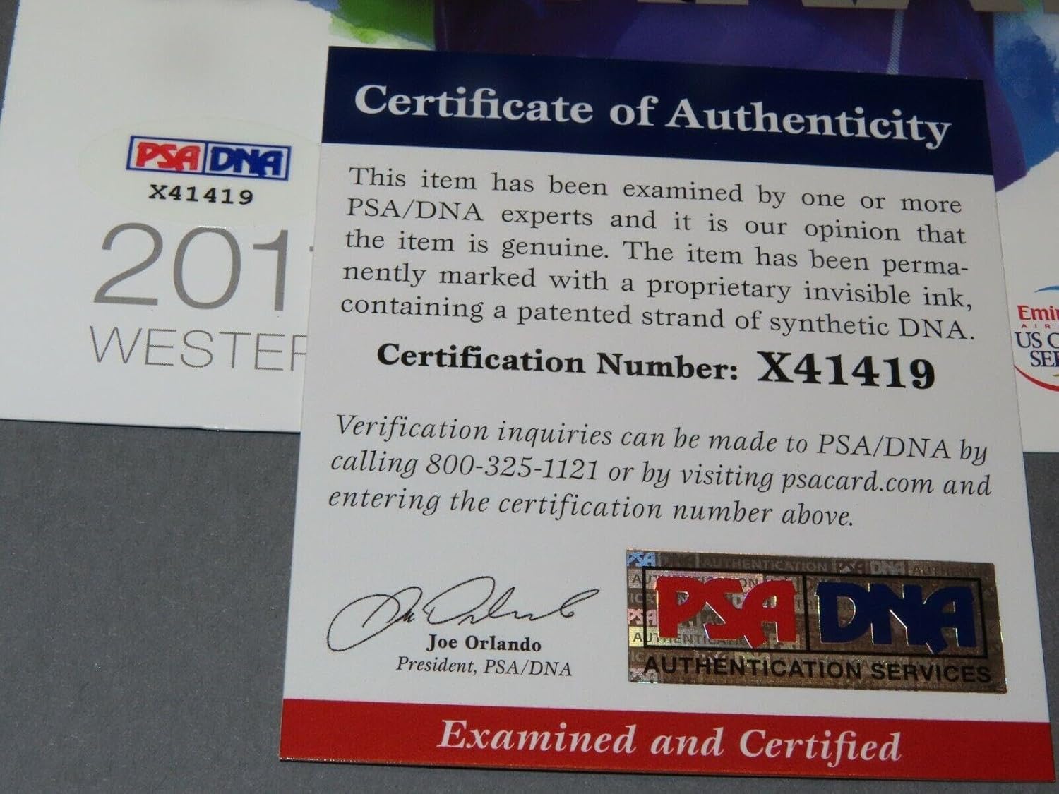 Andy Murray Signed 2011 W&S 5x7 Player Card Autographed PSA/DNA COA 1A - Autographed Tennis Cards
