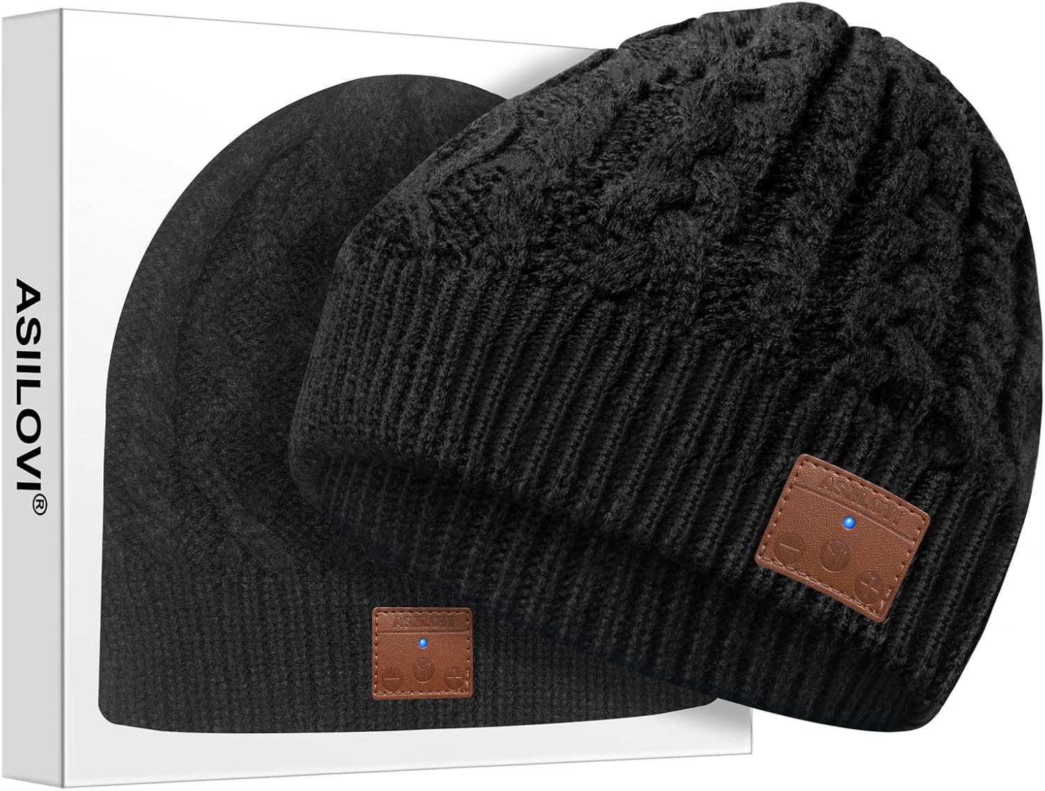 Asiilovi Bluetooth 5.0 kapa u crnoj boji