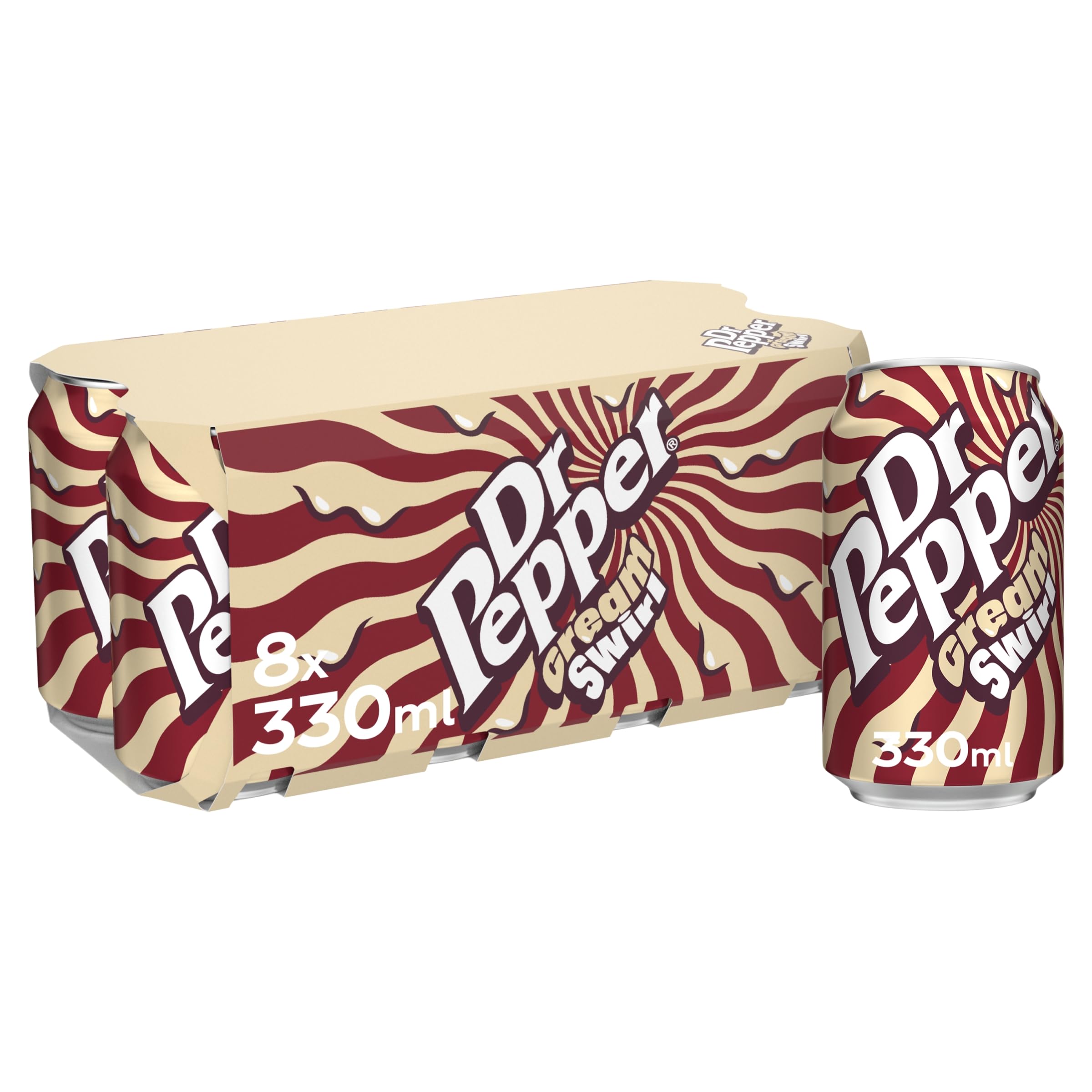 Dr Pepper Cream Soda 8 x 330ml