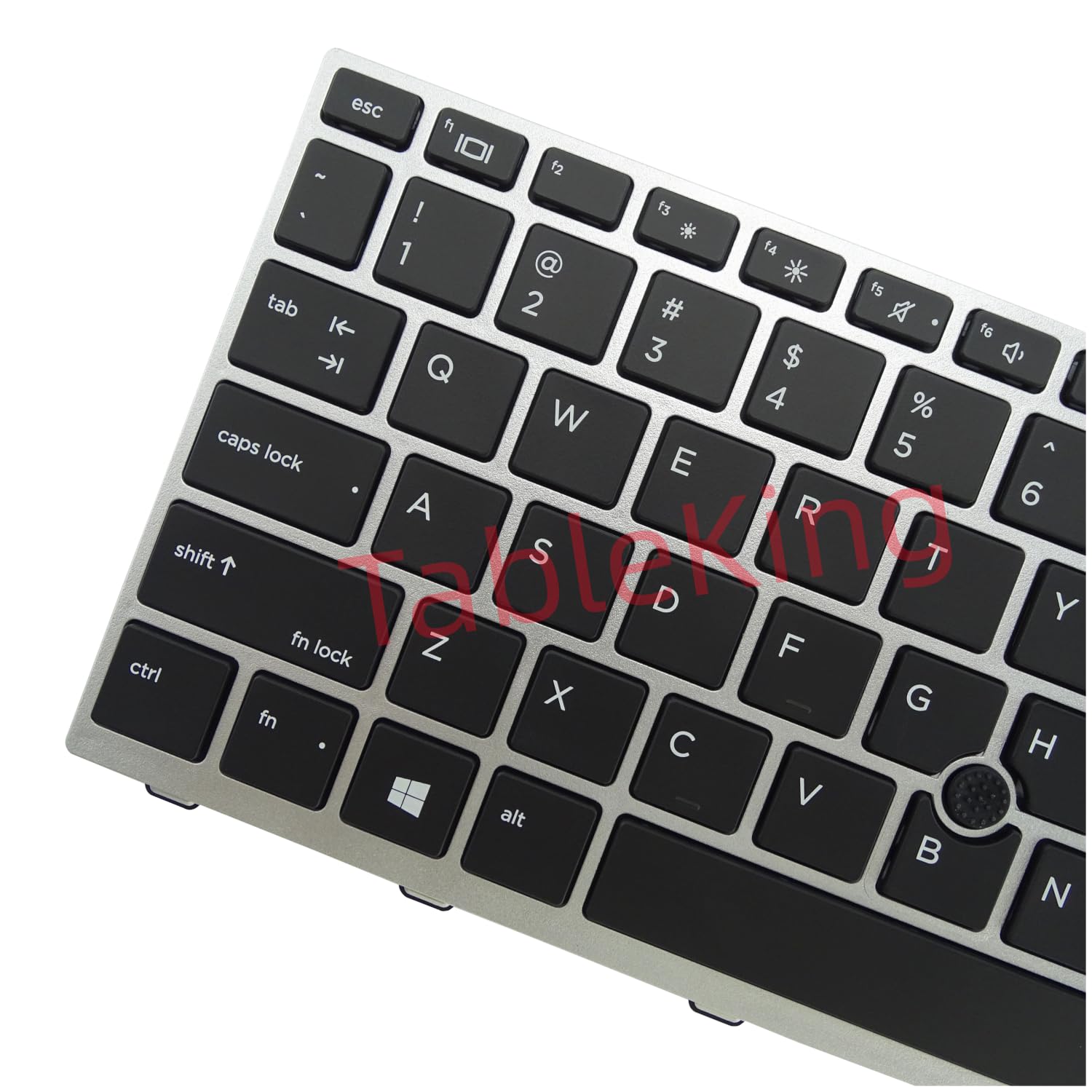 Zapasowa srebrna podświetlana klawiatura do HP EliteBook G5 830, 836, 730, 735, 735 G6 (US English, podświetlenie)