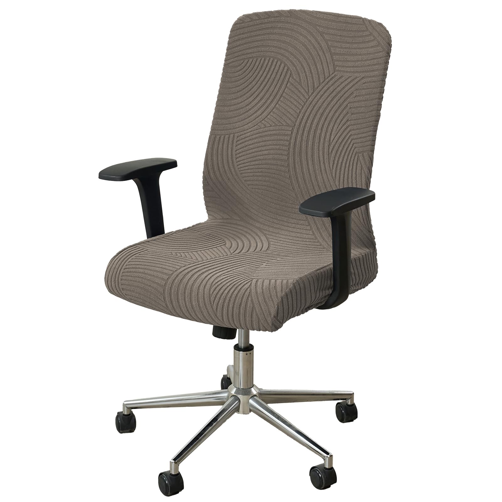 Photo 1 of GOSTADY Office Chair Covers Stretchable Desk Chair Cover Soft Computer Chair Slipcovers Anti-Dust Spandex Protector Cover for Home Office,Coffee