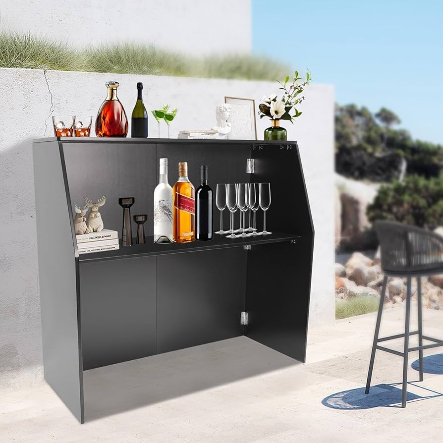 Amazon.com: WANLECY 4 Ft Foldable Bar Station, Retail