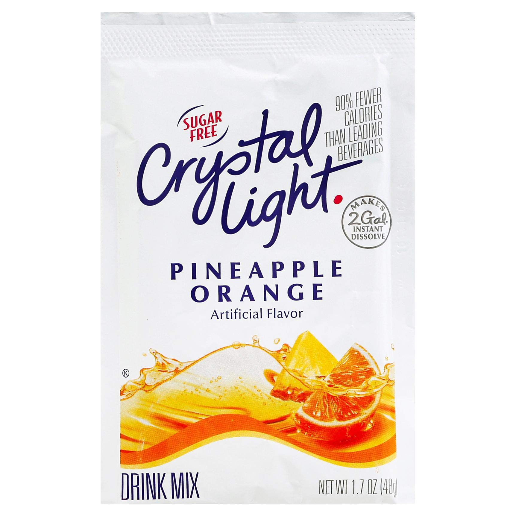 Crystal Light Pineapple Orange Drink Mix, Makes 2 Gallons (12 Packets)