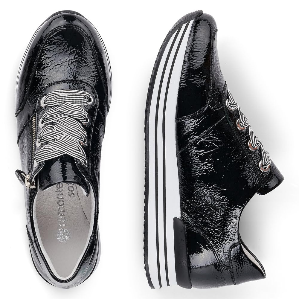 Remonte Damen Sneaker D1302, Frauen Schnürschuhe,lose Einlage