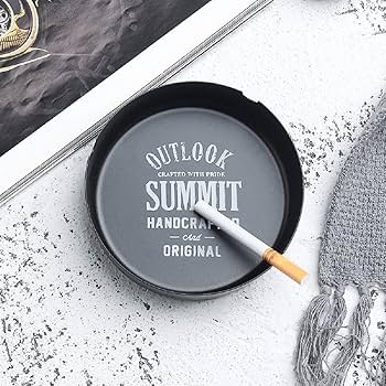 Amazon | SOPHY ラウンド英語アイアン灰皿、クリエイティブ