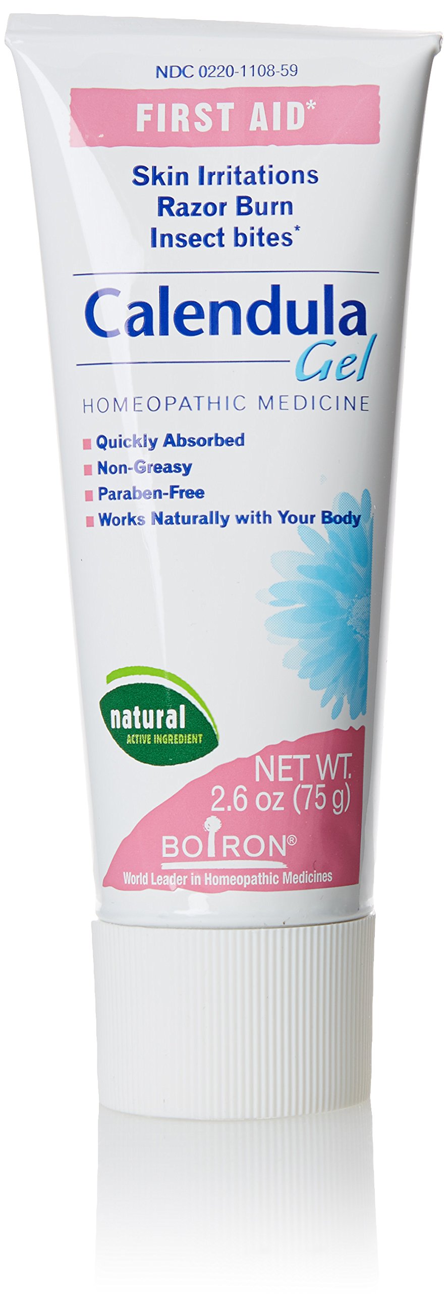 Boiron Calendula Gel, 2.6 Ounce, Homeopathic Medicine for Skinn Irritation and Burns