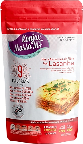 Konjac Massa MF Lasanha Zero Carboidrato Konjac Massa Mf 270G