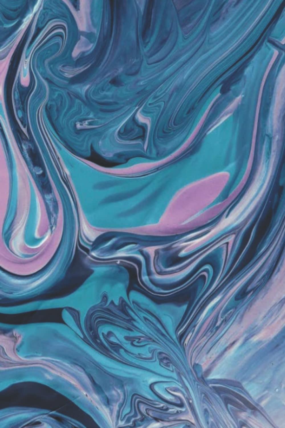 Abstract Purple and Blue Journal