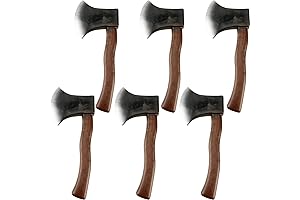 6 Pack Durable Foam Axe Prop with a Realistic Design