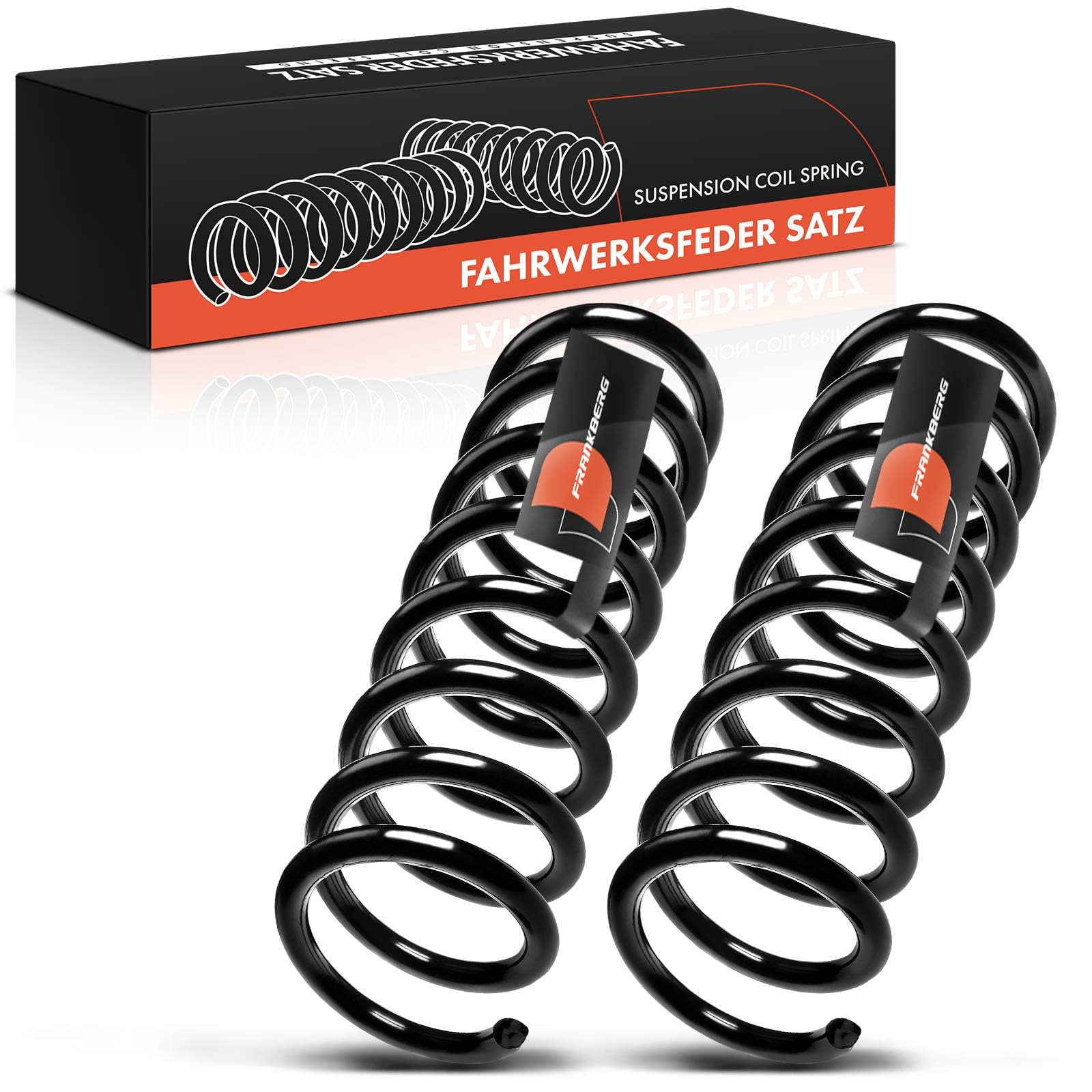 Frankberg 2 ressorts de suspension pour essieu avant 1703210004 | Compatible avec: SLK R170, Classe C W202, Classe C, modèle T S202