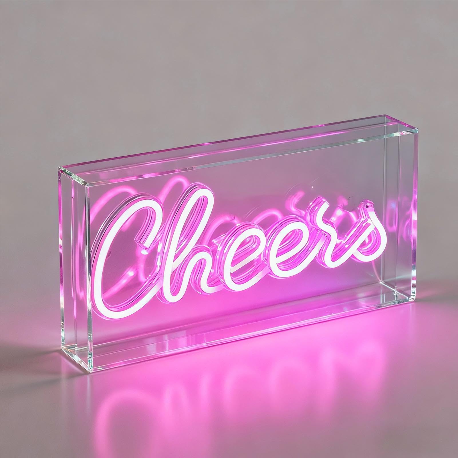 Bar Neon LED Znak USB Zasilana Lampa Biurkowa 3D Neon