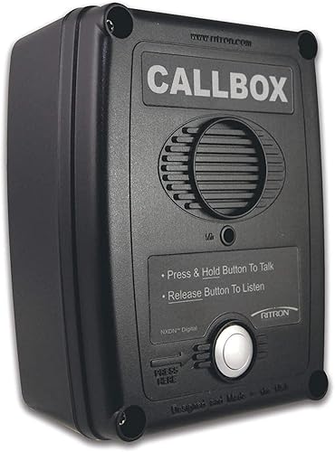 Intercomunicador inalámbrico, UHF, negro