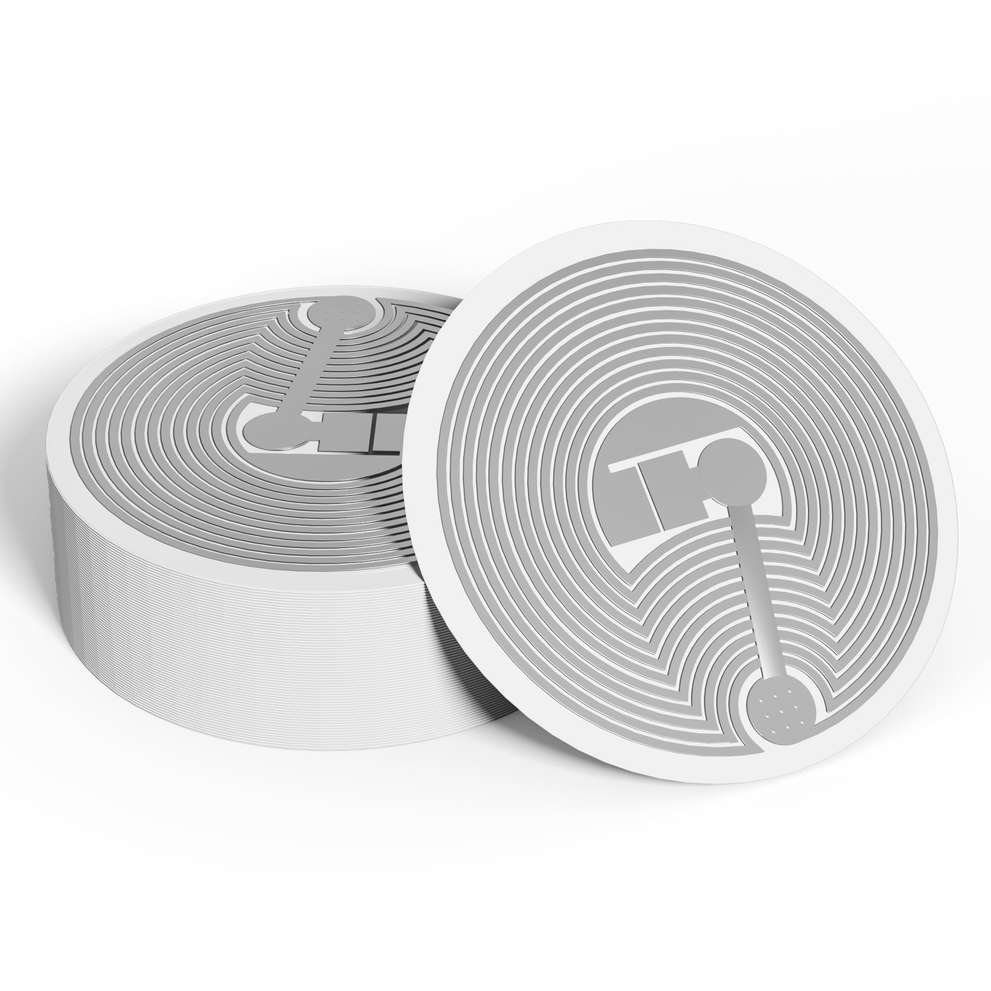 Sanpopo White 30Pcs Nfc Tags Ntag215 Chip,Nfc Sticker, Programmable Nfc Tag,（ 25Mm）,504 Bytes Memory, Compatible With Amiibo Tagmo For All Nfc Enabled Device
