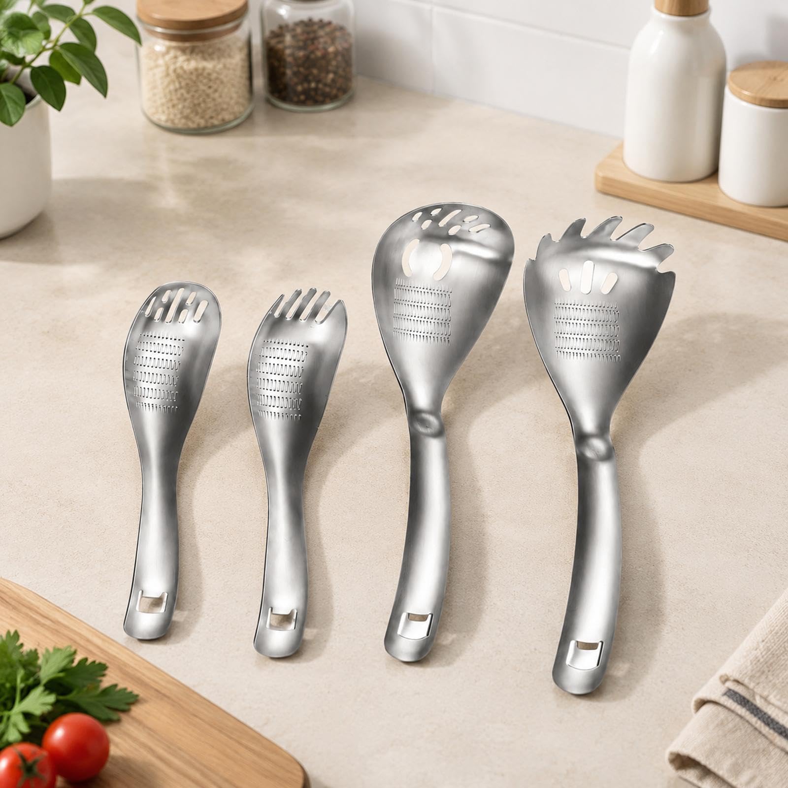 Cucchiaio da Cucina Multifunzione con Aglio Incorporato