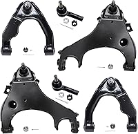 Vista 51 de Detroit Axle - Kit de brazos de control delanteros para Chevy GMC Silverado Sierra 1500 Avalanche Yukon Tahoe Escalade ESV EXT, 2 brazos de control