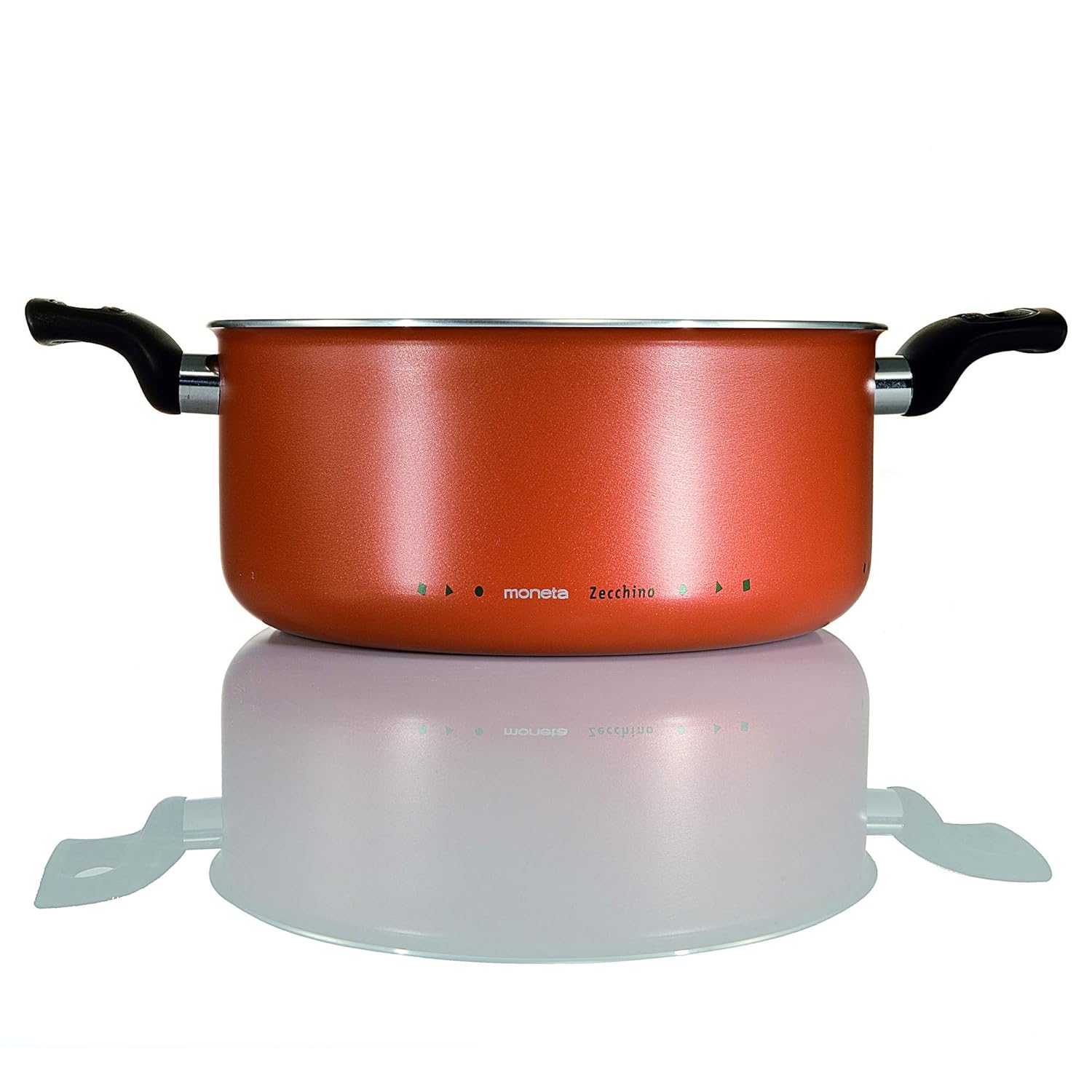 Moneta Zecchino, 2 Handle Saucepan, Non-Stick Aluminium, Copper, 24 cm