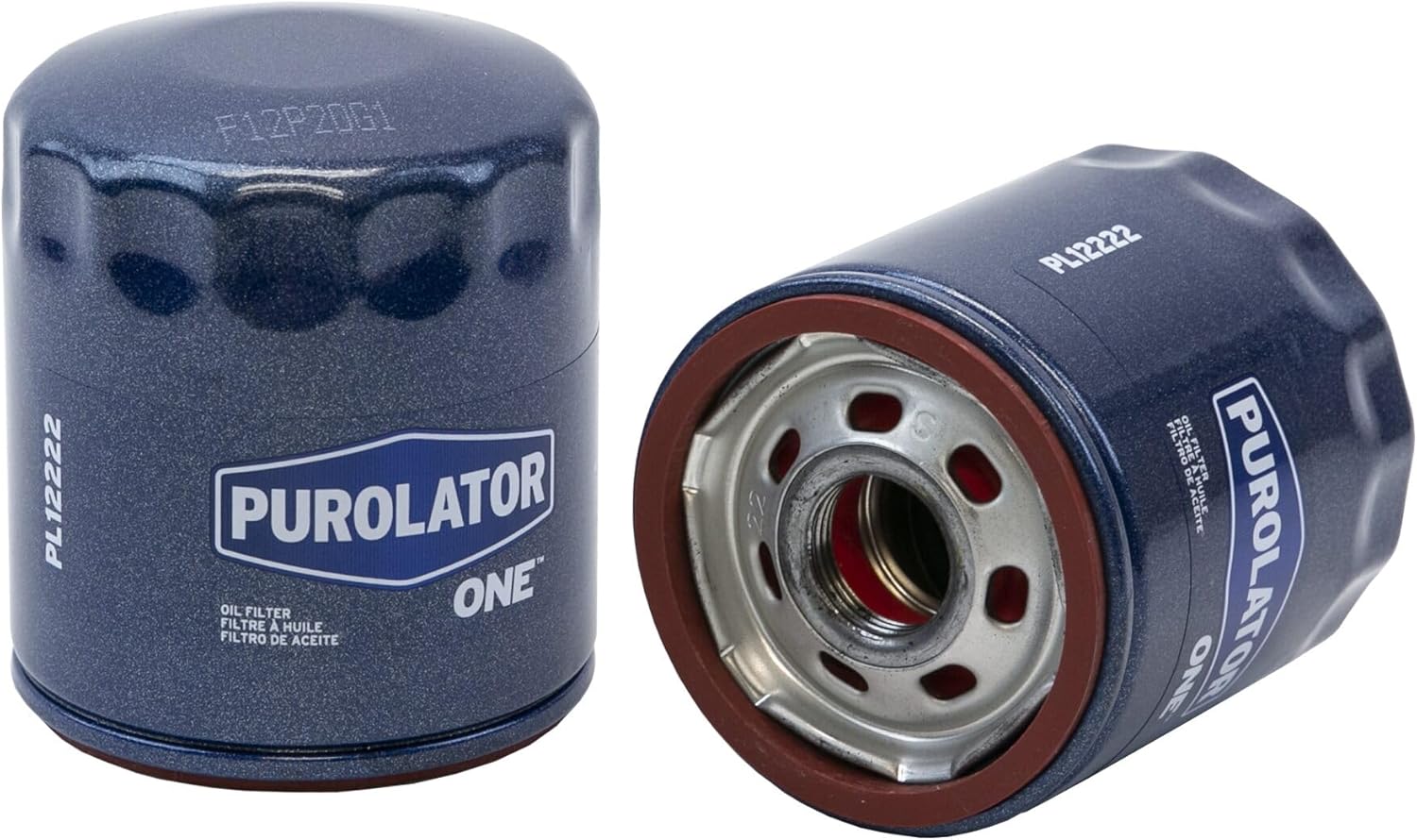 Purolator PL12222 PurolatorONE Advanced Engine Protection Spin On Oil Filter Compatible With Ram 1500, Chevrolet Silverado 1500, Silverado 2500 HD, Jeep Compass, Cherokee, Patriot and GMC Sierra 1500