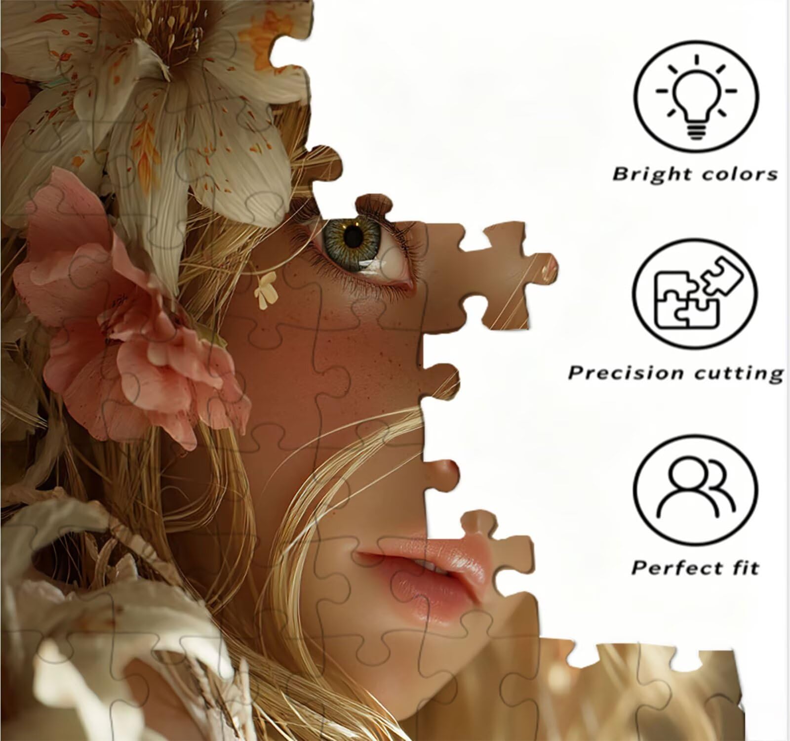 Puzzle dla dorosłych 5000, Girl Is Cute puzzle 5000 elementów dla dorosłych, klasyczne gry edukacyjne, gry i zajęcia rodzinne, do dekoracji ścian domu, świetny pomysł na prezent R0KH-676