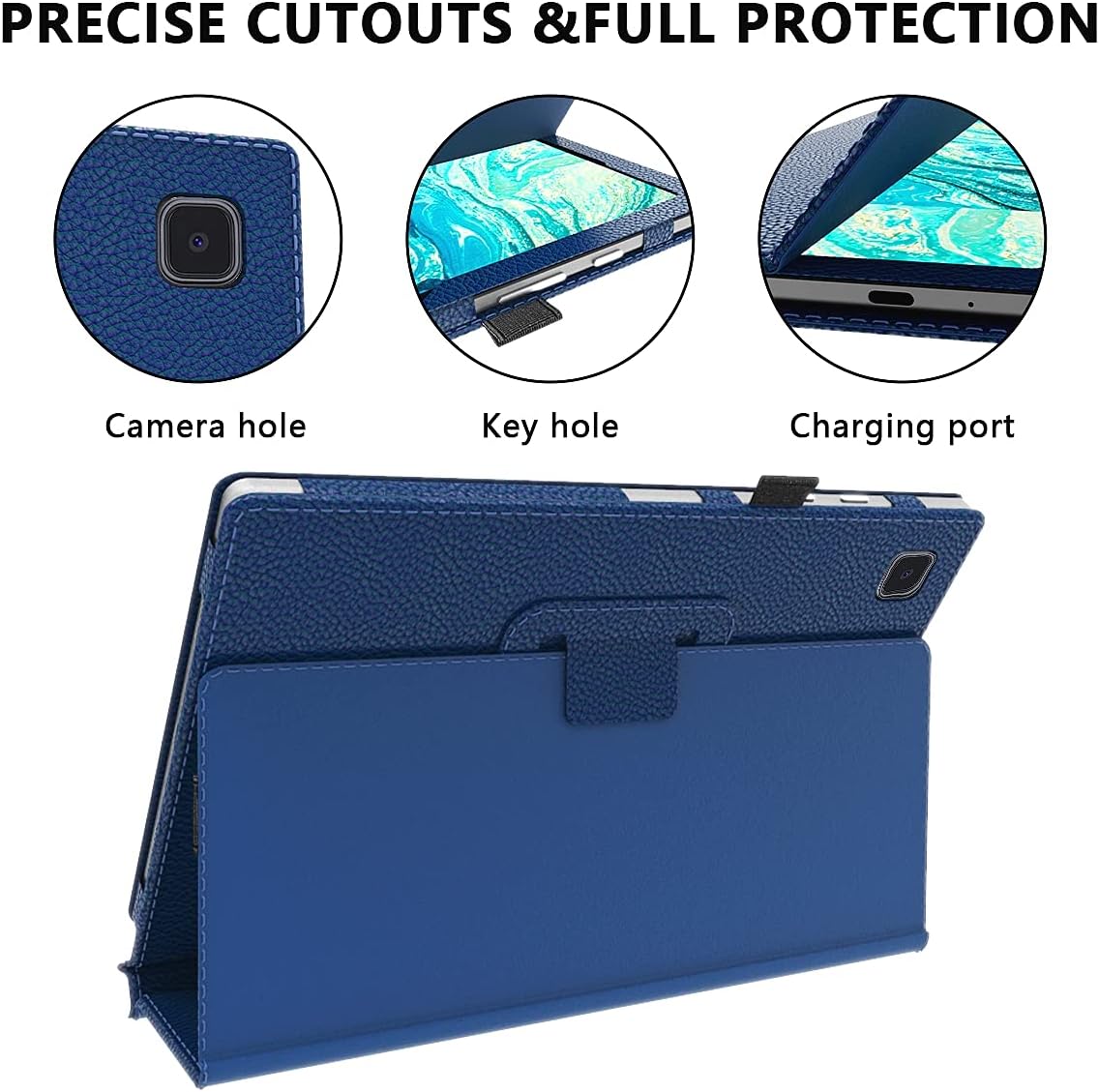 PEYOU Samsung Galaxy Tab A7 10.4 Case 2020, Premium Shockproof Protective Stand Case, Multi- Viewing Angles, Hard TPU Back Cover for Samsung Galaxy Tab A7 10.4 inch Tablet [SM-T500/T505/T507], Blue
