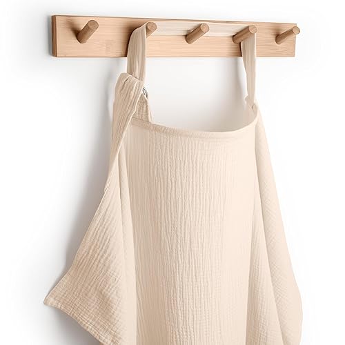 Comfy Cubs Funda de lactancia de muselina, paquete de 1, funda de lactancia materna 100% de muselina, bufanda de lactancia suave y transpirable con