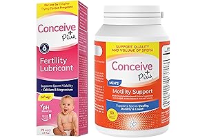 Preseed Fertility Gel and Motility Support Bundle: Enhance Fertility for Men