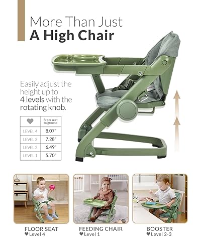 Miniatura 8 de Unilove Feed Me - Asiento elevador de comedor 3 en 1 Gris sombra