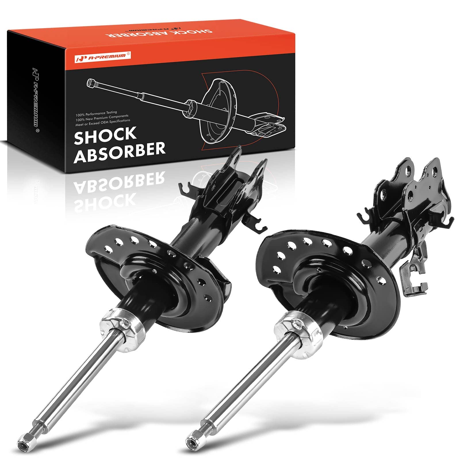 a-premium front pair (2) strut assembly compatible with nissan sentra 2013-2019 1.8l driver and passenger side