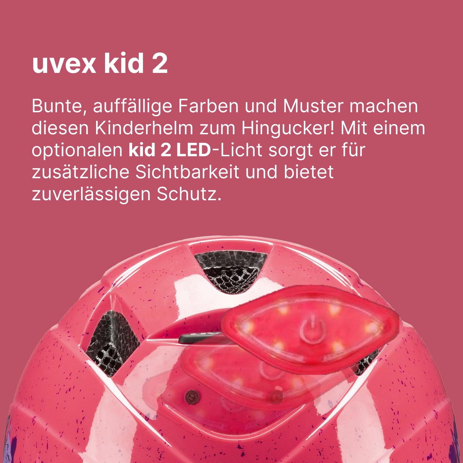 uvex kid 2 - lekki kask rowerowy dla dzieci - indywidualna regulacja wielkości - możliwość zainstalowania światła LED - cats - 46-52 cm