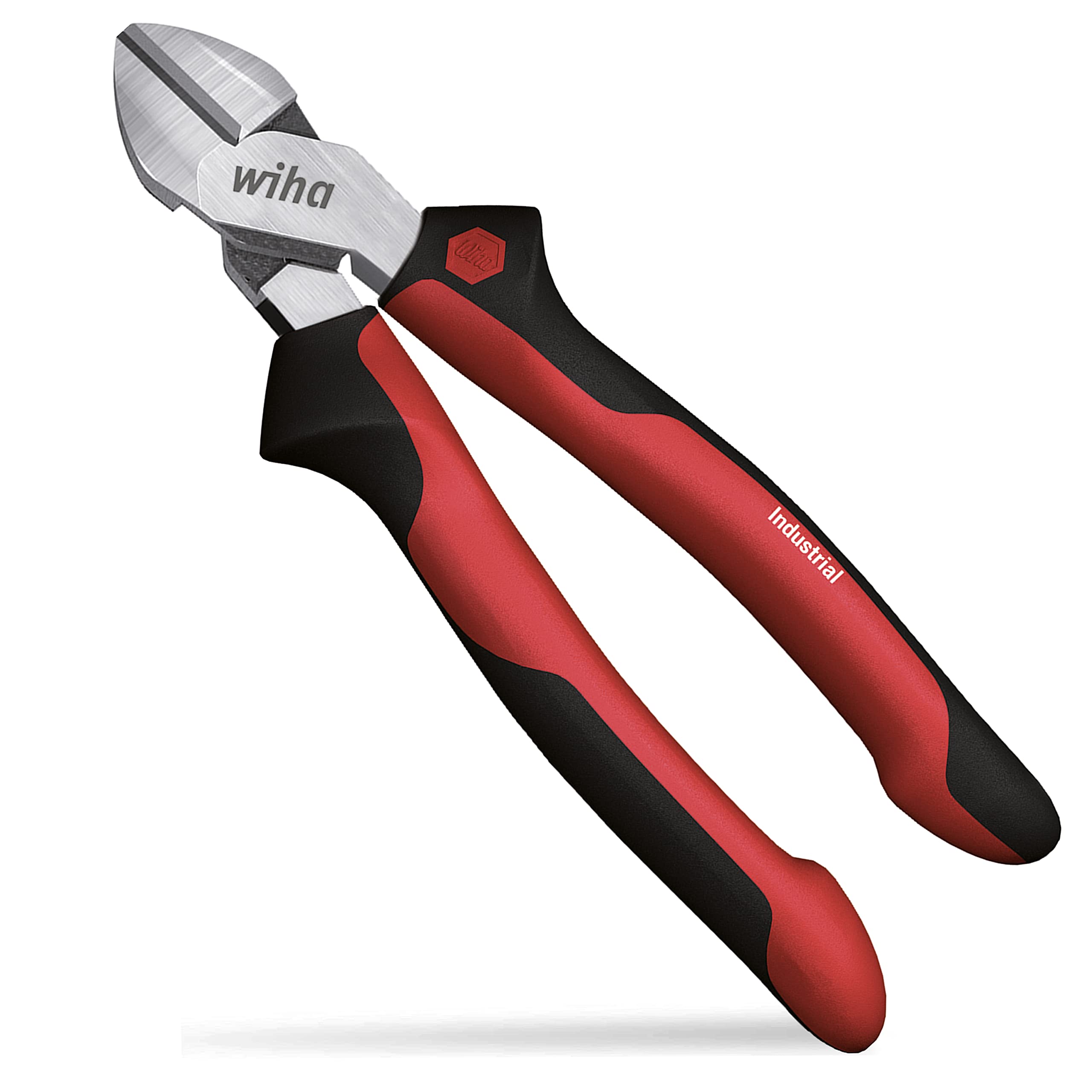 Wiha 43338 seria Z12102 przemysłowe szczypce ukośne z dynamicznym przegubem, długość 180 mm