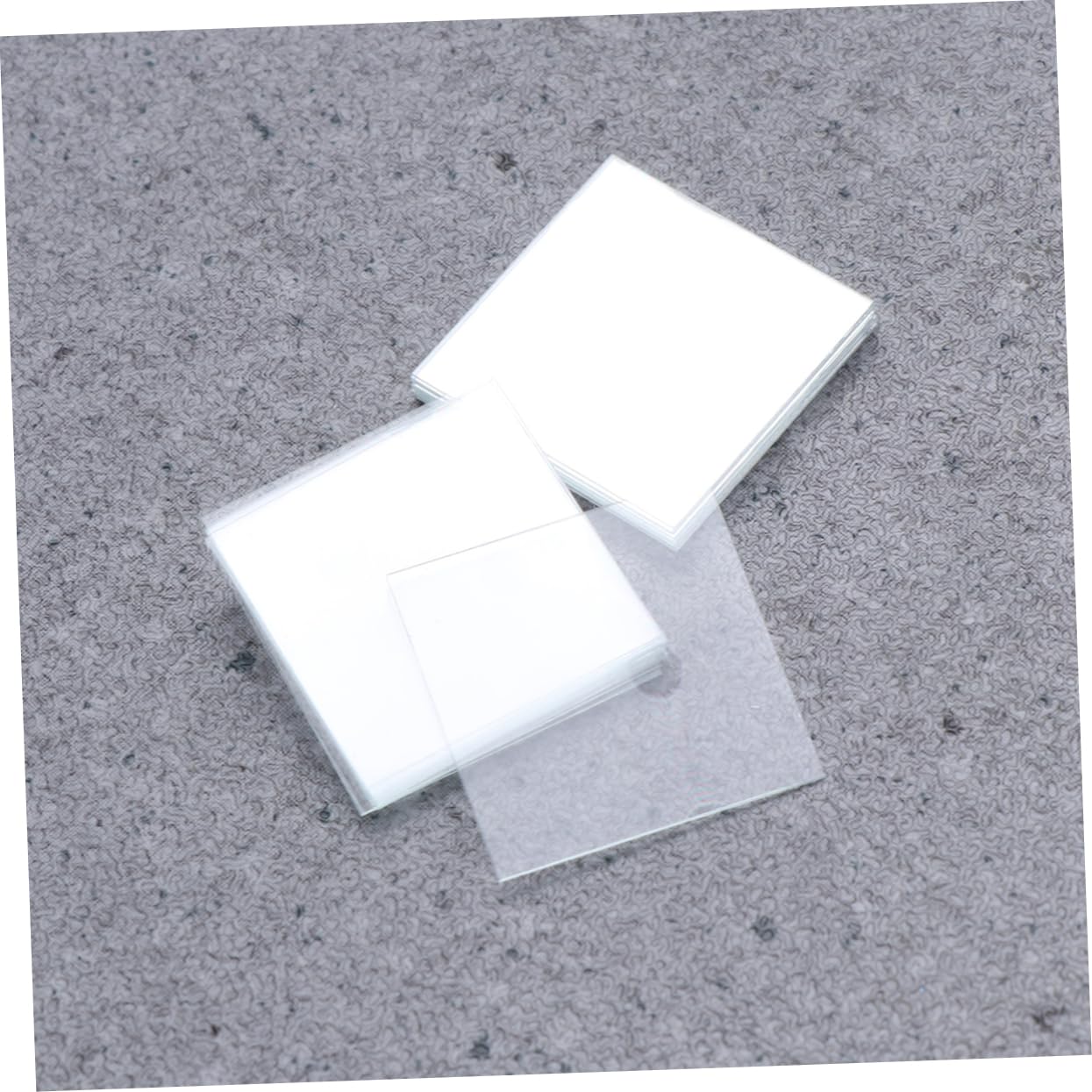 PRETYZOOM 100 Pcs Square Cover Glass Microscope Slips Microscope Slide Cover Slips Microscope Slide Slips Lids Clear Coverslips Microscope Cover for Microscope Accessories