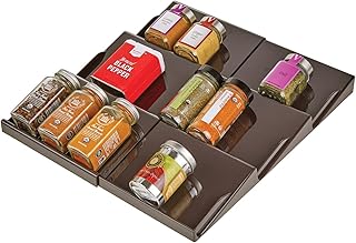 mDesign Seasoning and Spice Rack – Expandab...,