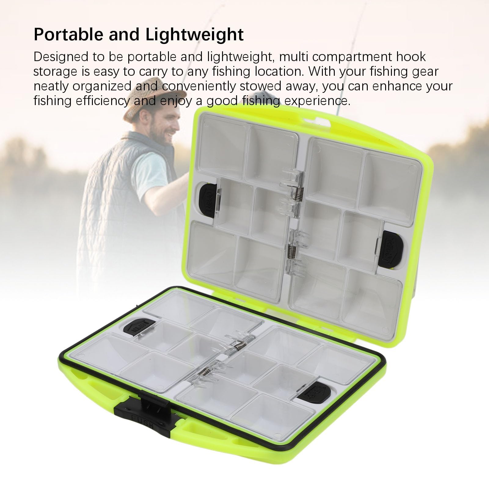 favorite fishing hook storage Box, Large Capacity Double Sided Fishing Hook Tackle Organizer for Lure Fishermen : Sports & Outdoors Style:30-60g Abu Garcia Ambassadeur C4 coastal home decor This innovative box features