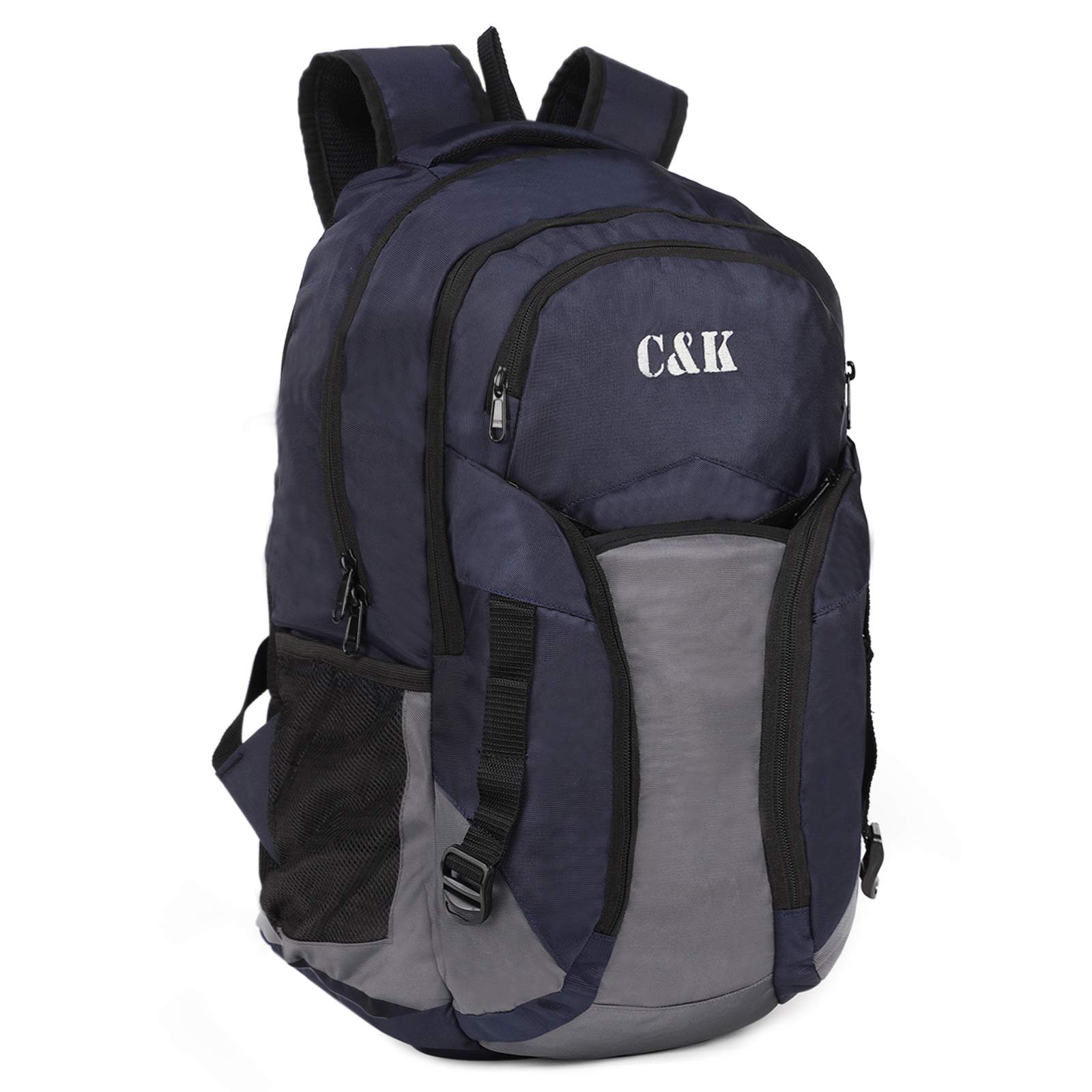 Chris & Kate Polyester 35 LTR Navy Blue & Multi-color Spacious Comfort Casual Backpack|Laptop Bag|School Bag|College Bag (B08XY1NJZZ) Amazon Price History, Amazon Price Tracker