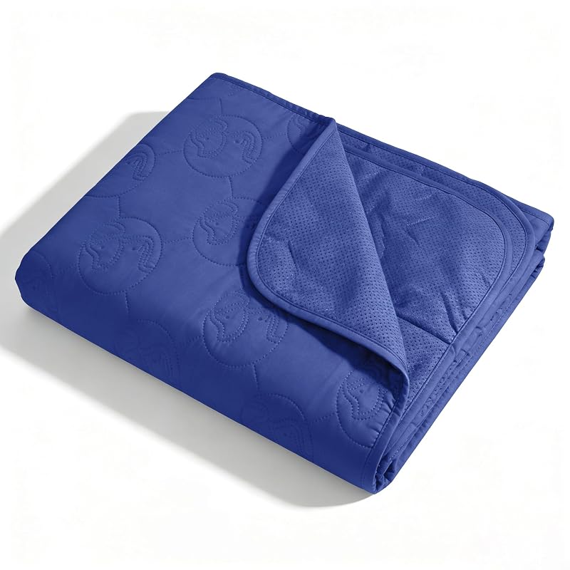 Capa Impermeável para Sofá para Cães e Gatos, Antiderrapante de Poliéster Kritter Planet, Navy, 201 x 150 cm