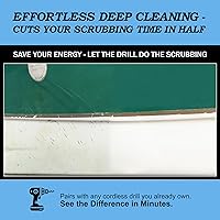 Vista 5 de Drillbrush Accesorios para barcos – Kit de limpieza de kayak – Kit de cepillo de limpieza de barco – Accesorio de cepillo de fregado marino