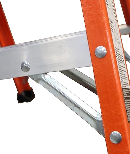 Miniatura 6 de LITE Escalera de taburete de fibra de vidrio de 2 pies, capacidad de 300 libras, tipo IA, LP-3011-02