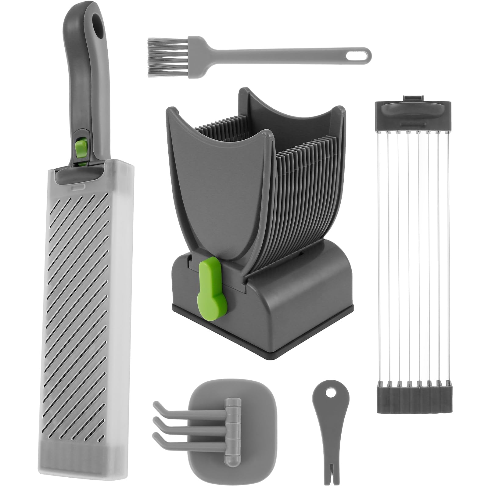 Trancheuse à Viande Acier Inoxydable 2-4 mm Réglable Coupe-Viande Manuel