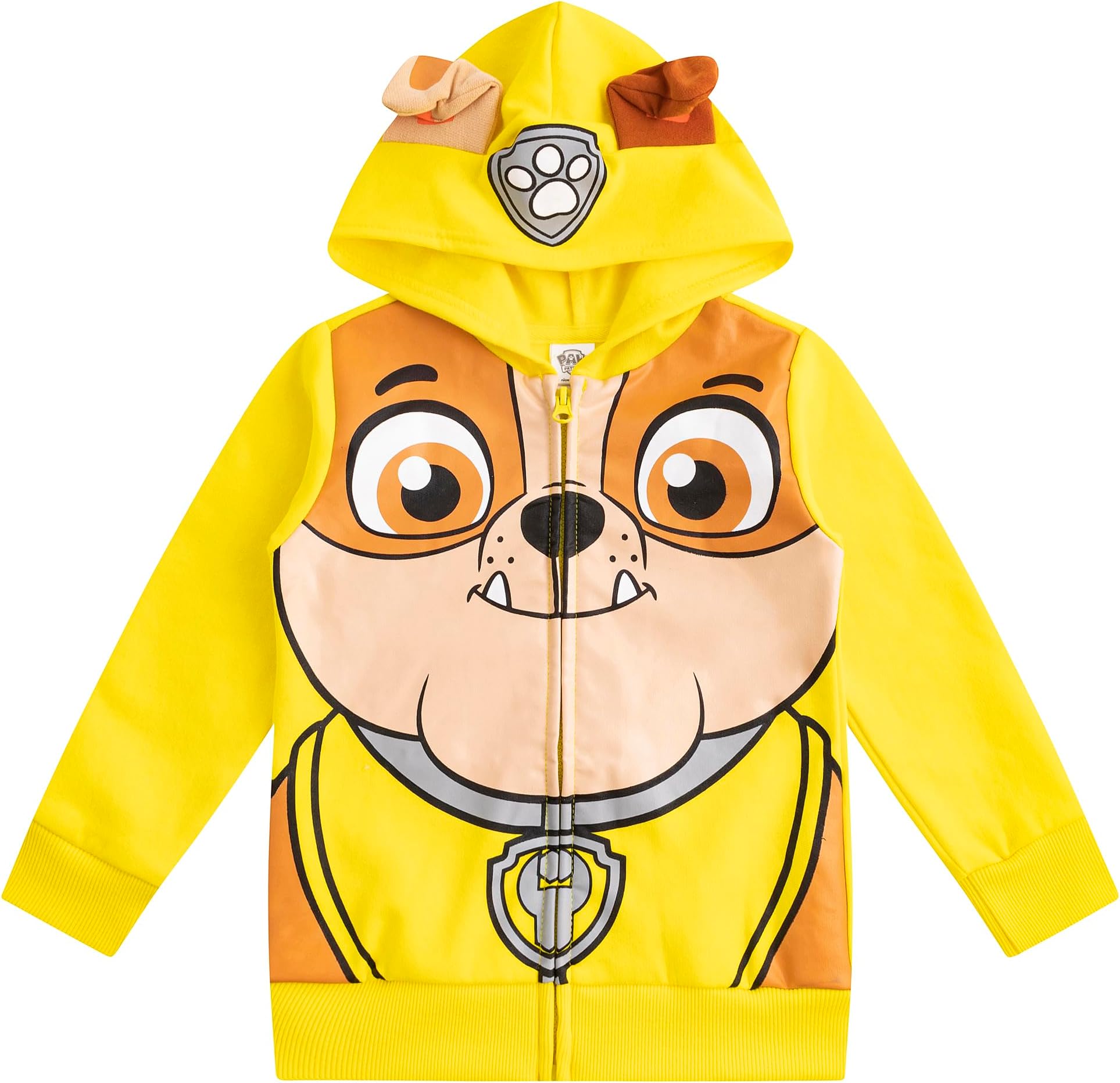 Nickelodeon Marshall, Rubble or Chase Boys Zip Up Hoodie for Toddler and Little Kids