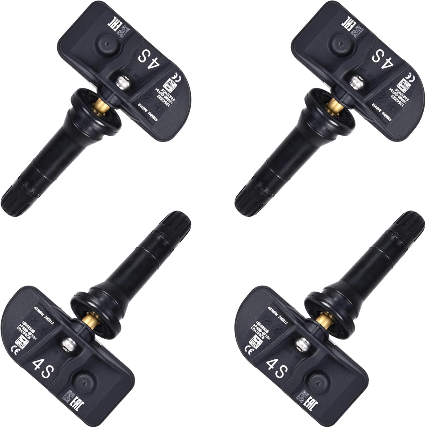 TPMS Tire Pressure Sensors 433MHz TPMS Sensor Compatible with Chevy Silverado Tahoe GMC Replaces# 13542523 13533166