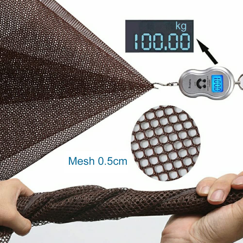 Rete Di Sicurezza Per Scale E Balconi 2m X 78cm - Marrone, Per Proteggere Bambini E Animali - Foto 2