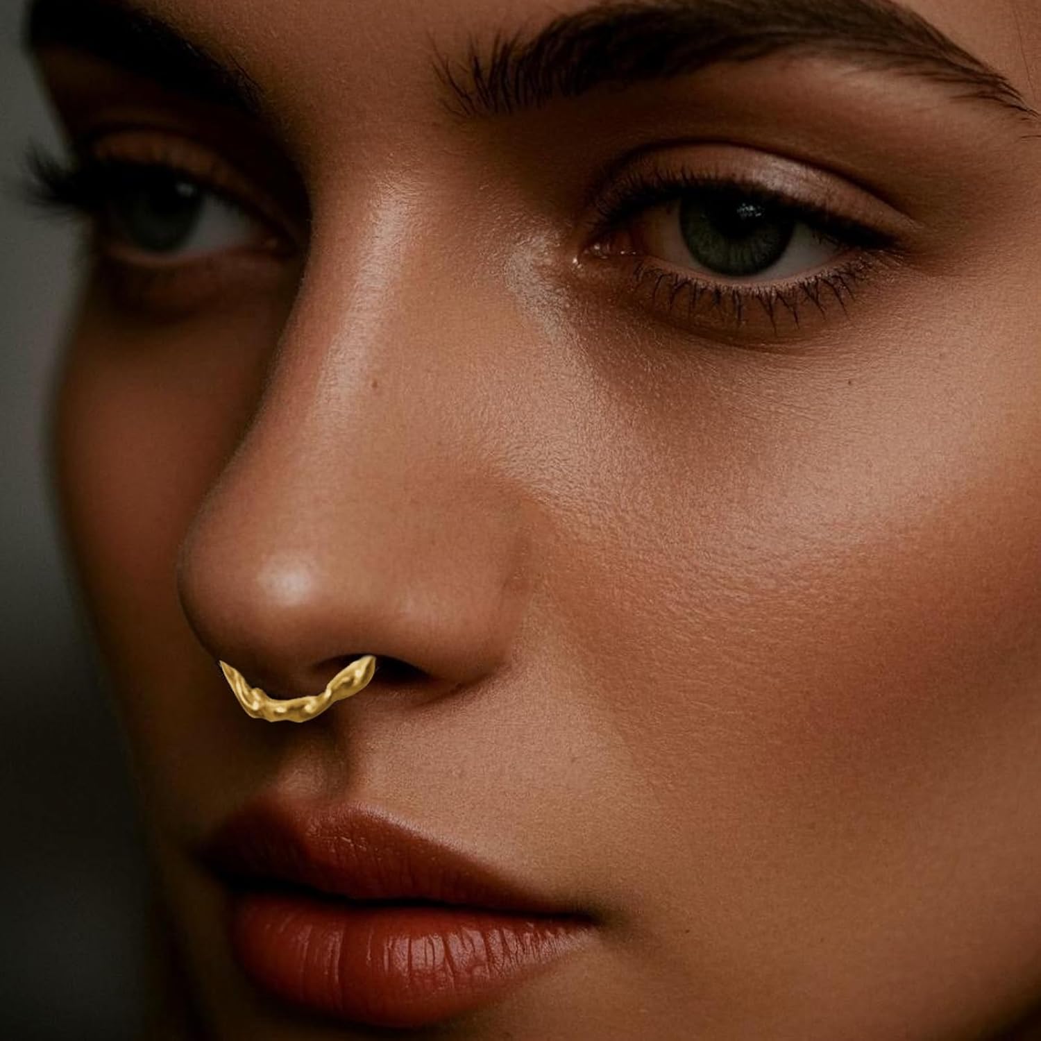 16g Twist Septum Ring Hoops: Surgical Steel Nose Rings, Hinged Segment Nose Lips Helix Cartilage Clicker Hoop Earrings Daith Piercing Rings for Women Men 8mm 10mm - Image 2