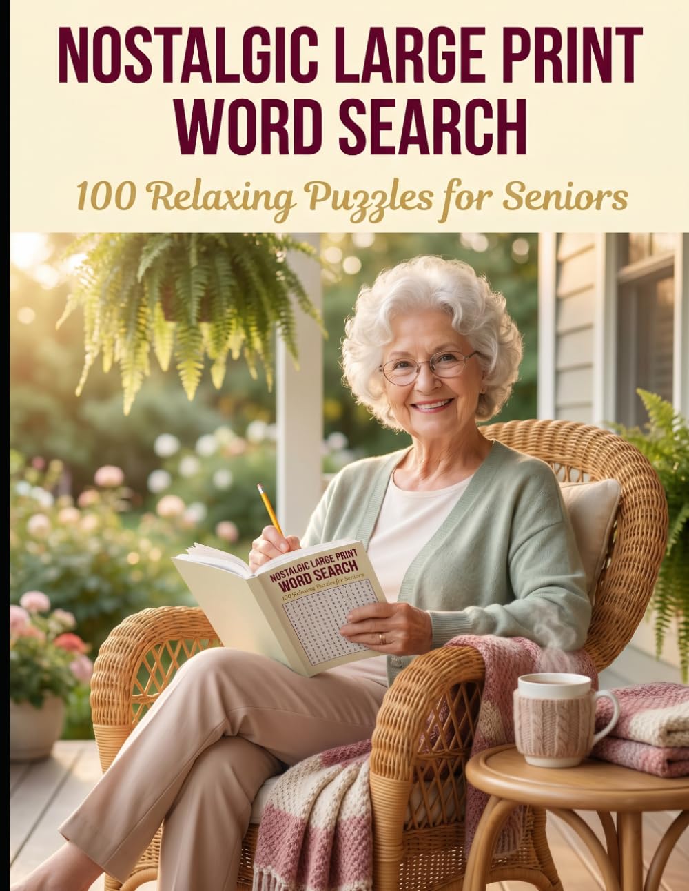 100 Easy Puzzles for Seniors: Fun and Relaxing Brain Games to Keep the Mind Active and Sharp
