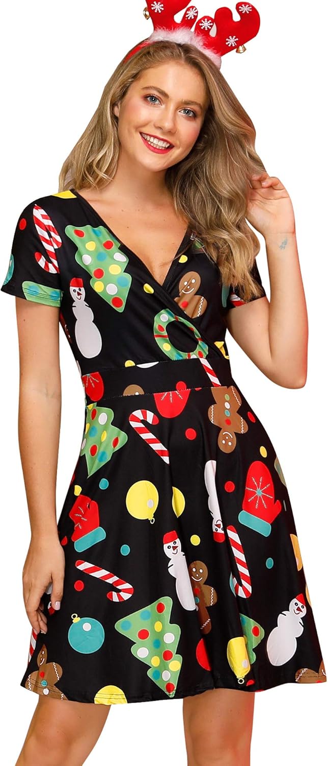 Christmas wrap dress Clearance