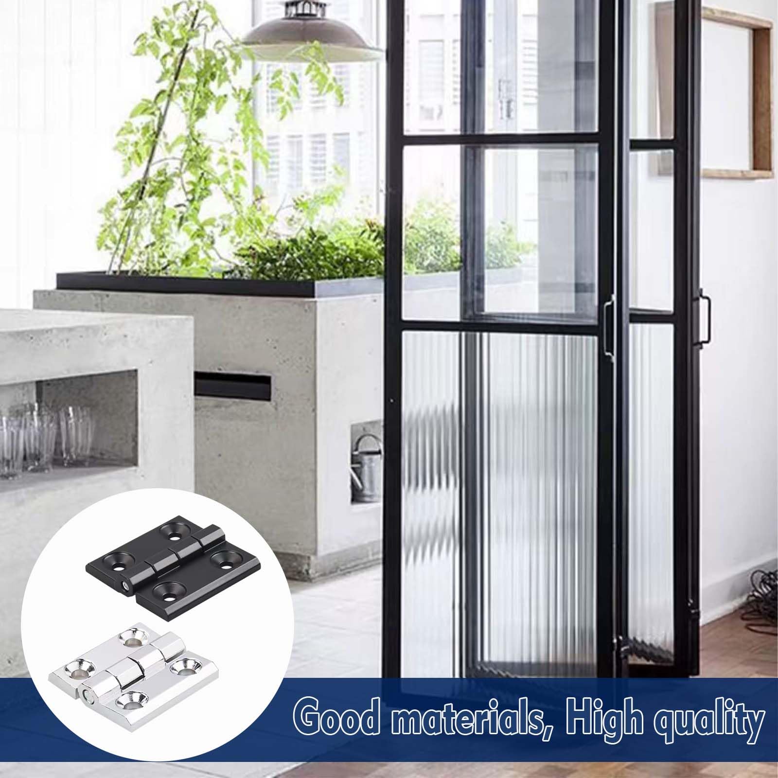 Cerniere，8pcs Cerniere A Testa Premium in Acciaio, Robuste E Resistenti, Perfette per Porte Diverse: Camere da Letto, Porte da Giardino, ECC.